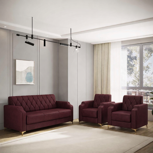 Super Sofa Set 3+1+1 (Fabric)