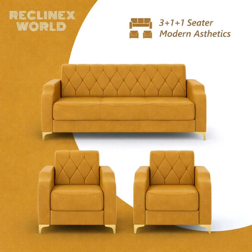 Super Sofa Set 3+1+1 (Fabric)