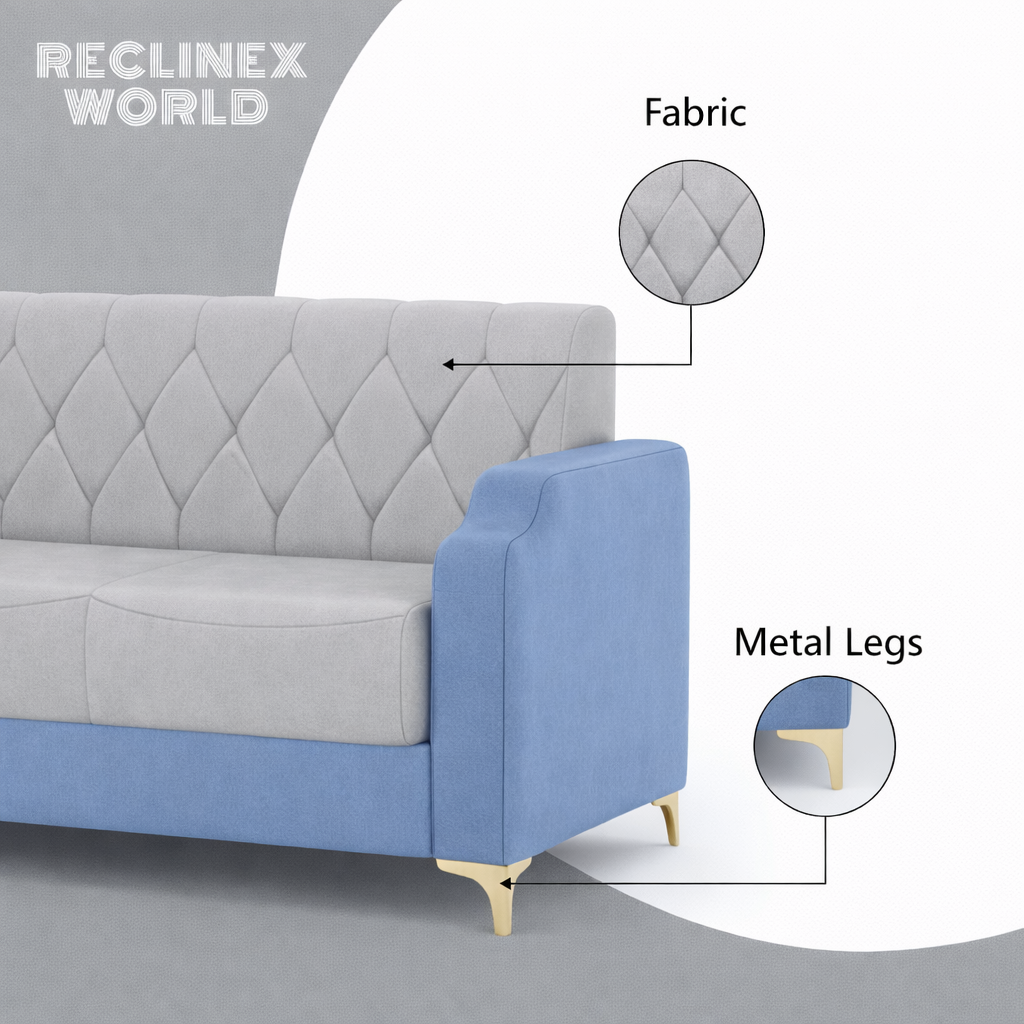 Super Sofa Set 3+1+1 (Fabric)