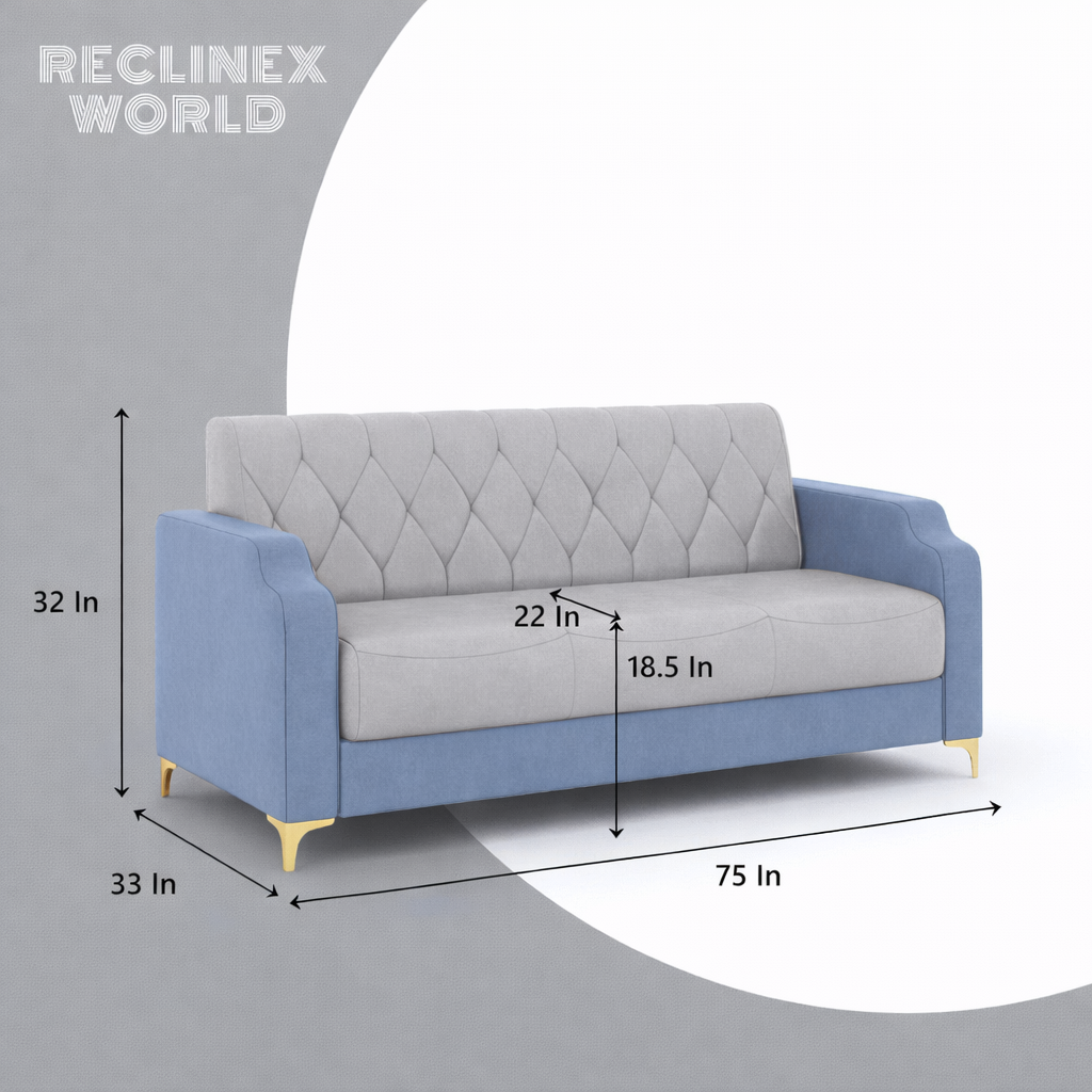 Super Sofa Set 3+1+1 (Fabric)