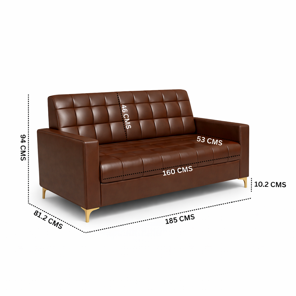 Ella Sofa Set 3+1+1 (Leatherette)