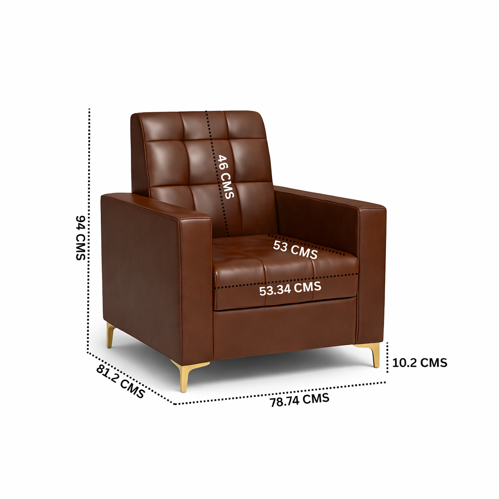 Ella Sofa Set 3+1+1 (Leatherette)