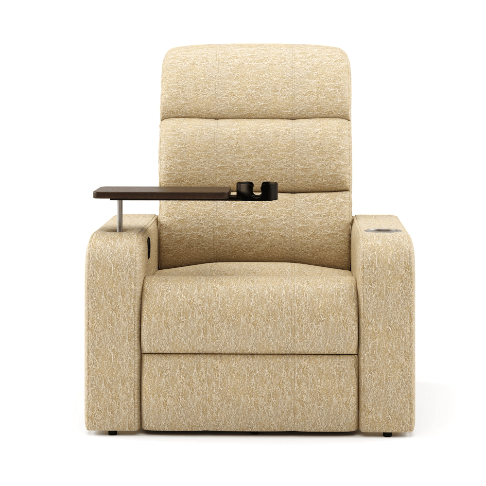 Beige best sale recliner chair