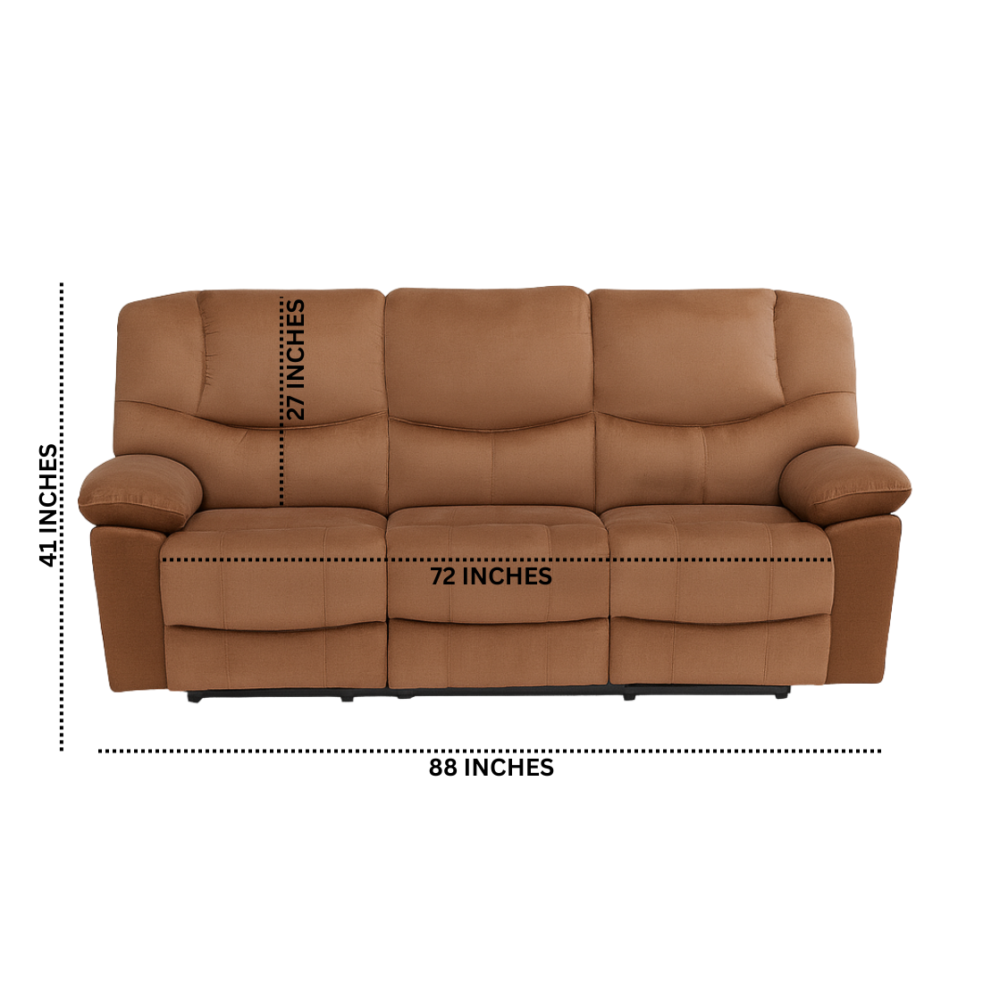 Agosto (Three Seater) Manual Recliner