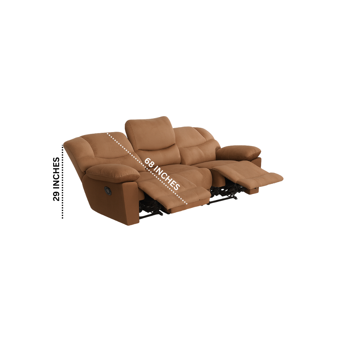 Agosto (Three Seater) Manual Recliner
