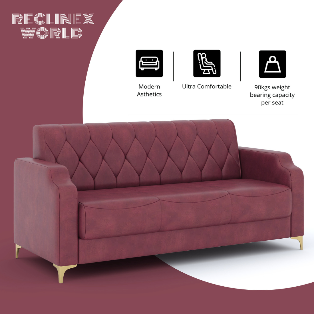 Super Sofa Set 3+1+1 (Leatherette)