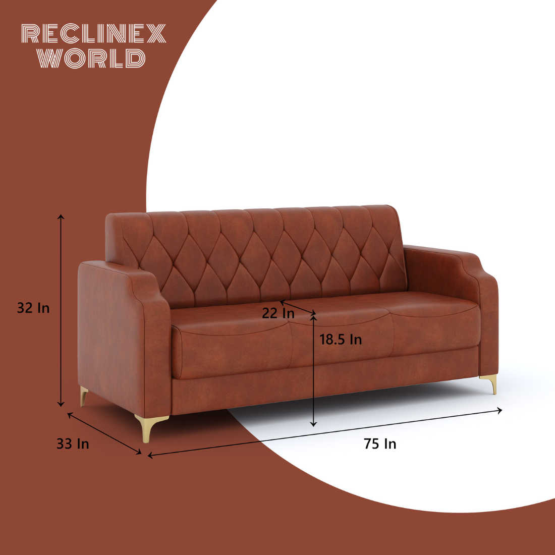 Super Sofa Set 3+1+1 (Leatherette)