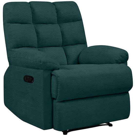 Green discount recliner chair